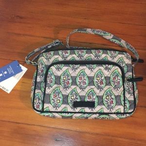 Vera Bradley RFID little hipster paisley stripes